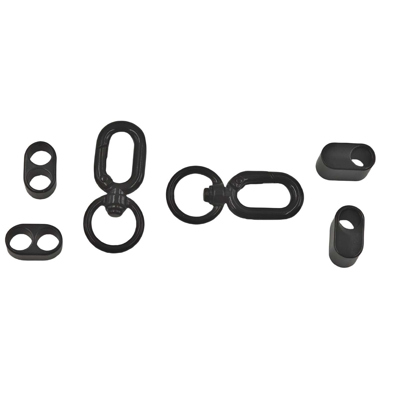 新款4分跑道圆扣手机挂绳套装可拆卸配件挂钩扣金属狗扣8字调节扣详情17