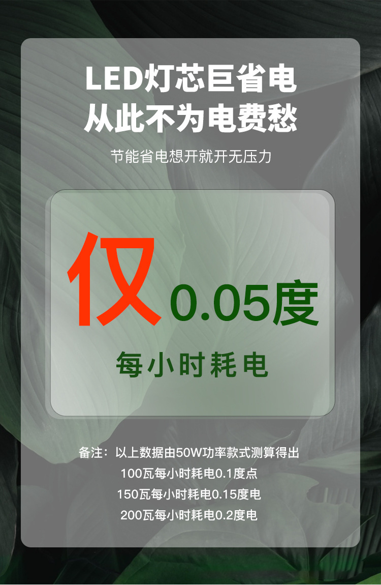 Special supplementary lighting lamps for greenhouse plants, indoor household vegetable, green plant, rose, orchid and flower growth lamps, imitation sunlight lamps pic 3