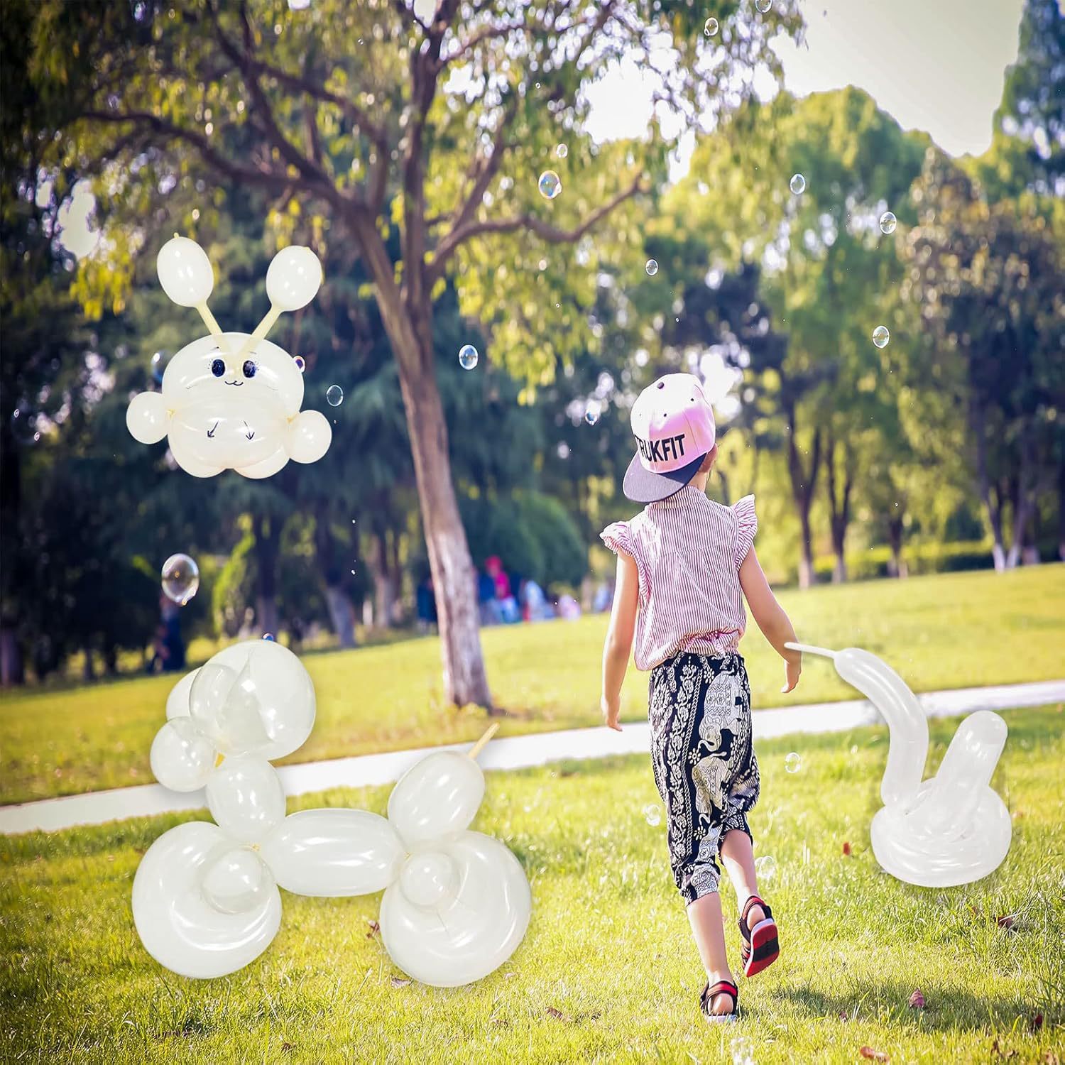 跨境260长条气球魔术花环加厚气球动物造型圣诞节生日婚礼派对详情7