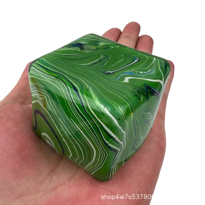 跨境Needoh同款流纹冰块捏捏乐解压玩具慢回弹方块麦芽糖捏捏工厂详情10