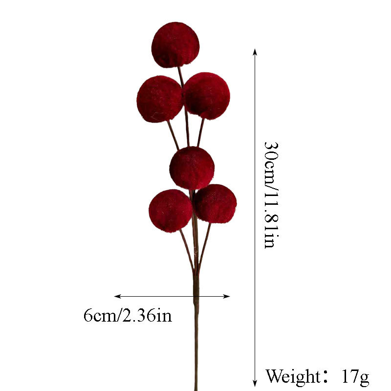 Merry Christmas! New velvet sphere ball paddle Christmas tree decoration Christmas tree wreath decoration factory store pic 16
