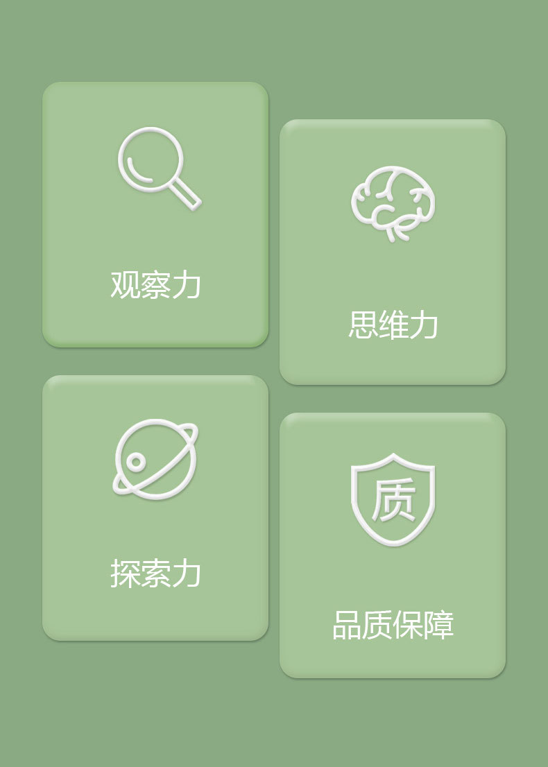 立体3D纸质拼图 儿童创意昆虫拼图DIY幼儿园早教手工拼装益智玩具详情2