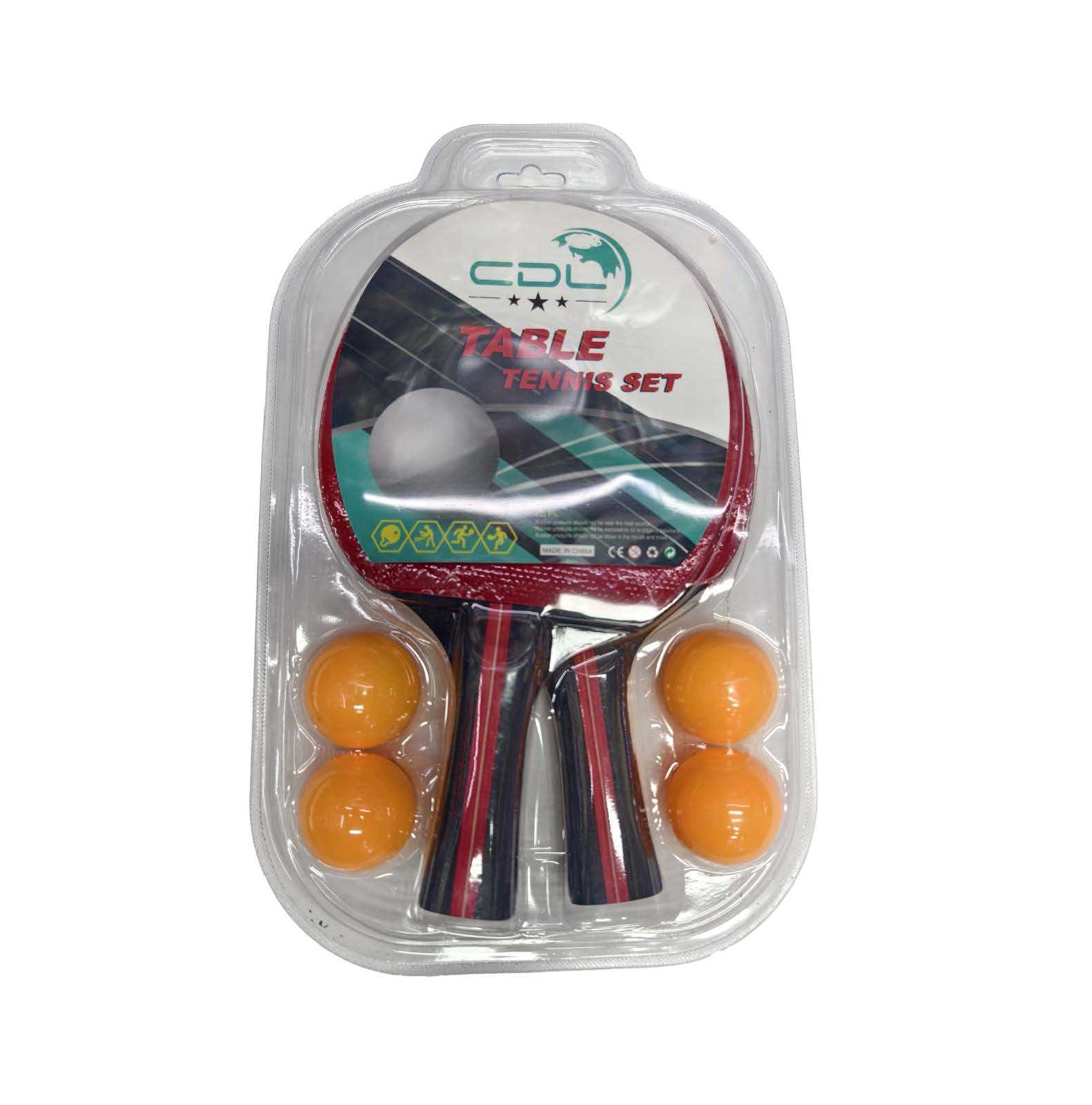 诚得利工厂直销乒乓球拍套装两只青少年儿童训练用双拍运动户外乒乓球用品详情3