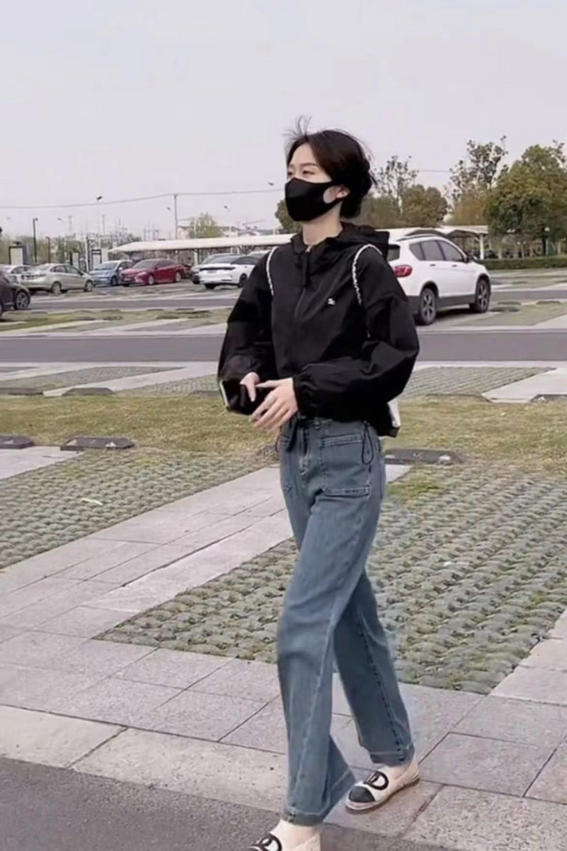 防晒衣女夏季薄款外套2024年新款短款小个子宽松百搭连帽防晒上衣详情20