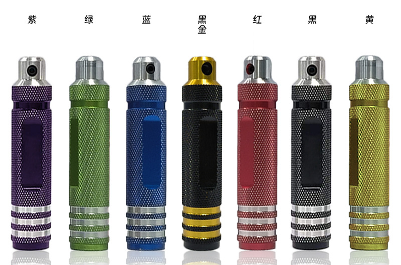 模型组装罗丝刀S2白钢镀钛内六角批头精密航模工具六角螺丝刀套装详情7