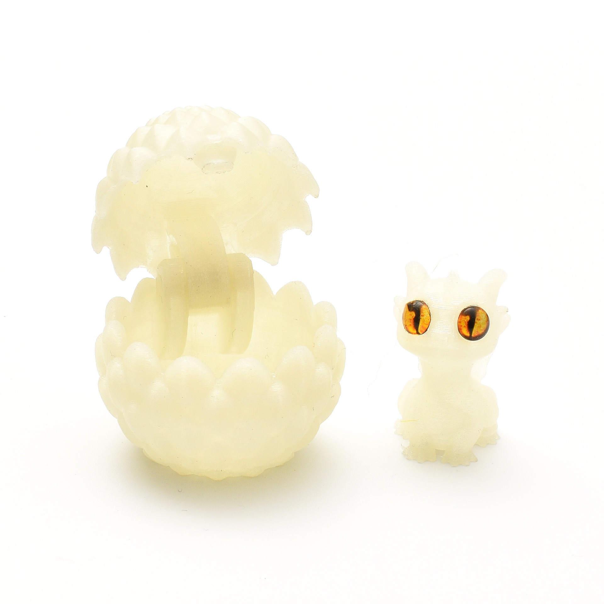 【跨境爆款】3D打印水晶小龙蛋套装玩具摆件桌面儿童迷你桌面装饰详情16