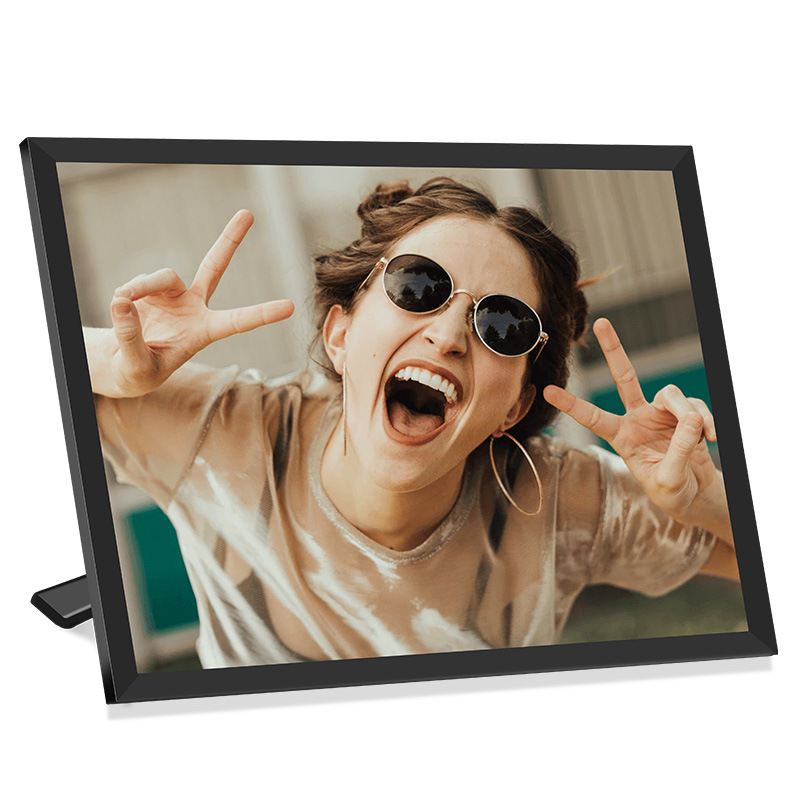 2025新款10寸云相框窄边超薄智能32G视频播放触摸Frameo数码相框详情12