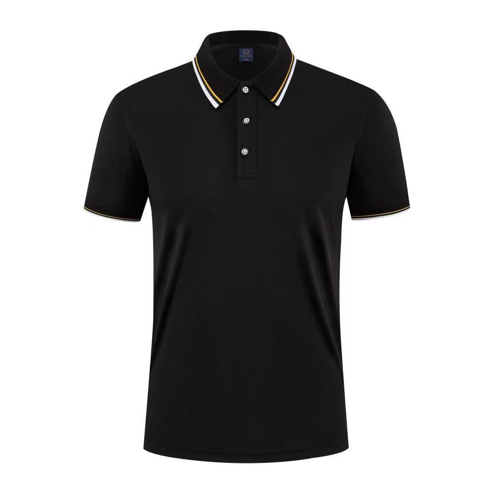 77201男士polo衫短袖工作服可换logo夏季多色款男女同款翻领详情19