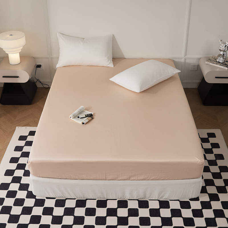 Single-piece quilt cover, pure cotton long-staple cotton bed sheet, bed cap, oversized quilt cover, skin-friendly single and double solid color bedding pic 107