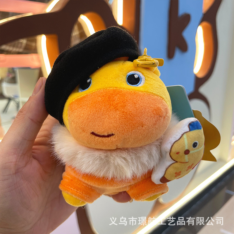 【 Authentic 】 Original secondary costume water Dolphin Lulu plush doll bag Pendant, Little Red Book Internet celebrity doll pic 15