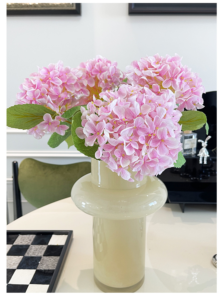 公主绣球花仿真花绢布假花花束客厅餐桌装饰高端园艺宿根花卉详情9