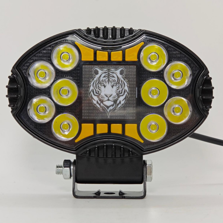Round 4-inch square with daytime running lights, LED work lights, off-road vehicle spotlights, headlights and truck headlights pic 3