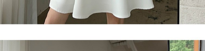 帮手描述图：2022夏季新款复古赫本风小黑裙胖妹妹收腰显瘦方