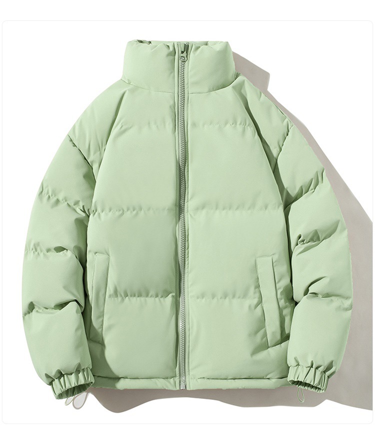 情侣羽绒棉衣外套男装青年加厚保暖棉服立领宽松面包服御寒棉袄子详情19