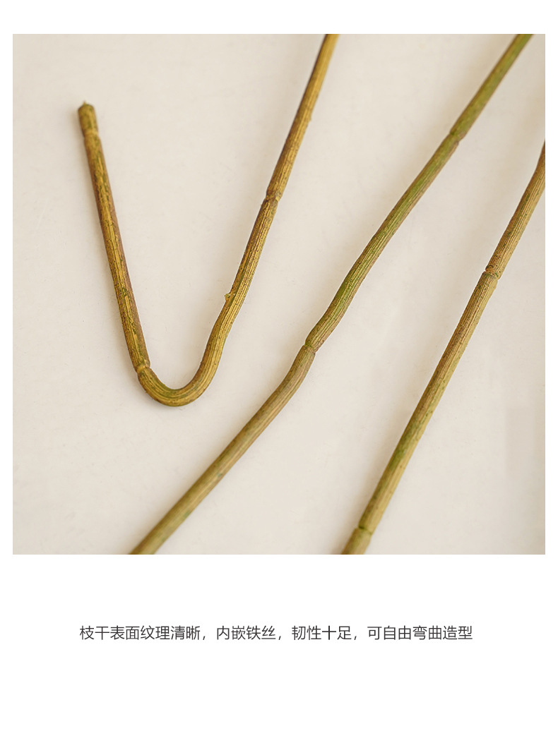 新款仿真小3叉凤蝶兰四季兰小蕙兰欧式小清新家居酒店插花摆件详情24