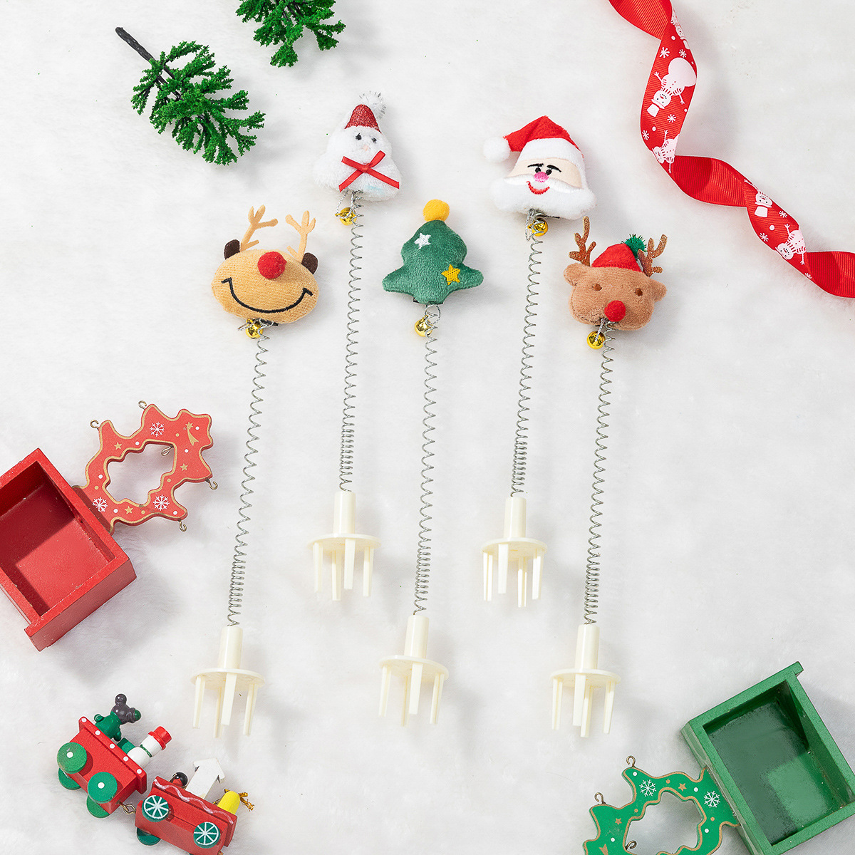 趣味瓦楞纸猫抓板摇摇乐猫咪玩具圣诞系列猫咪自嗨解闷猫抓板玩具详情24