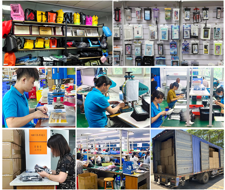 亚马逊热卖pvc通用手机防水袋户外漂流潜水游泳可触屏拍照8级防水详情23