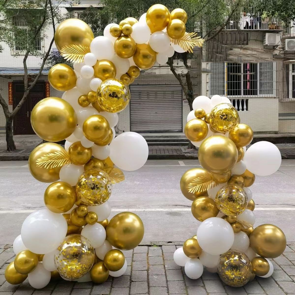 5寸10寸12寸18寸金属气球批发 生日结婚金属铬色质感场景布置装饰详情2