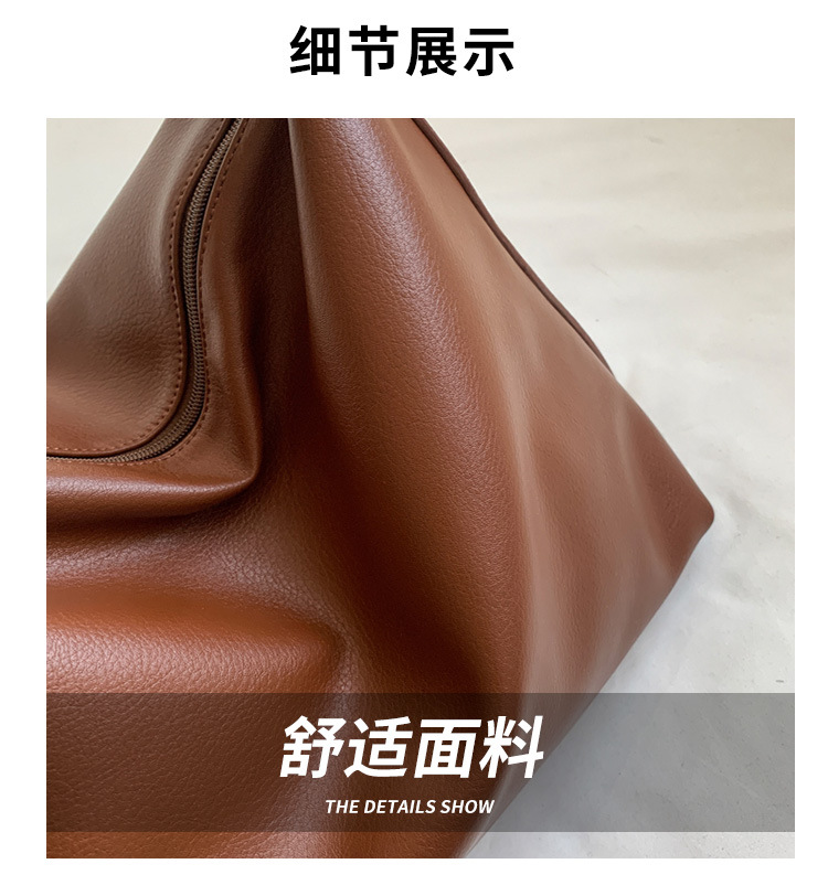 2025新款女包大容量包包斜跨单肩包包学生上课复古时尚单肩托特包详情14