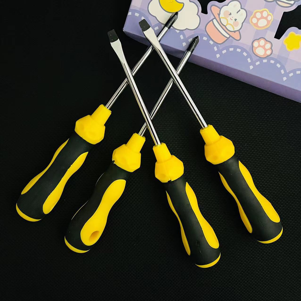 【1-8 Zones 】 4-inch gourd 24/ box 480/ box magnetic screwdriver, cross-head screwdriver, combination screwdriver, screwdriver, handle, extended screwdriver 1 yuan 2 yuan pic 3