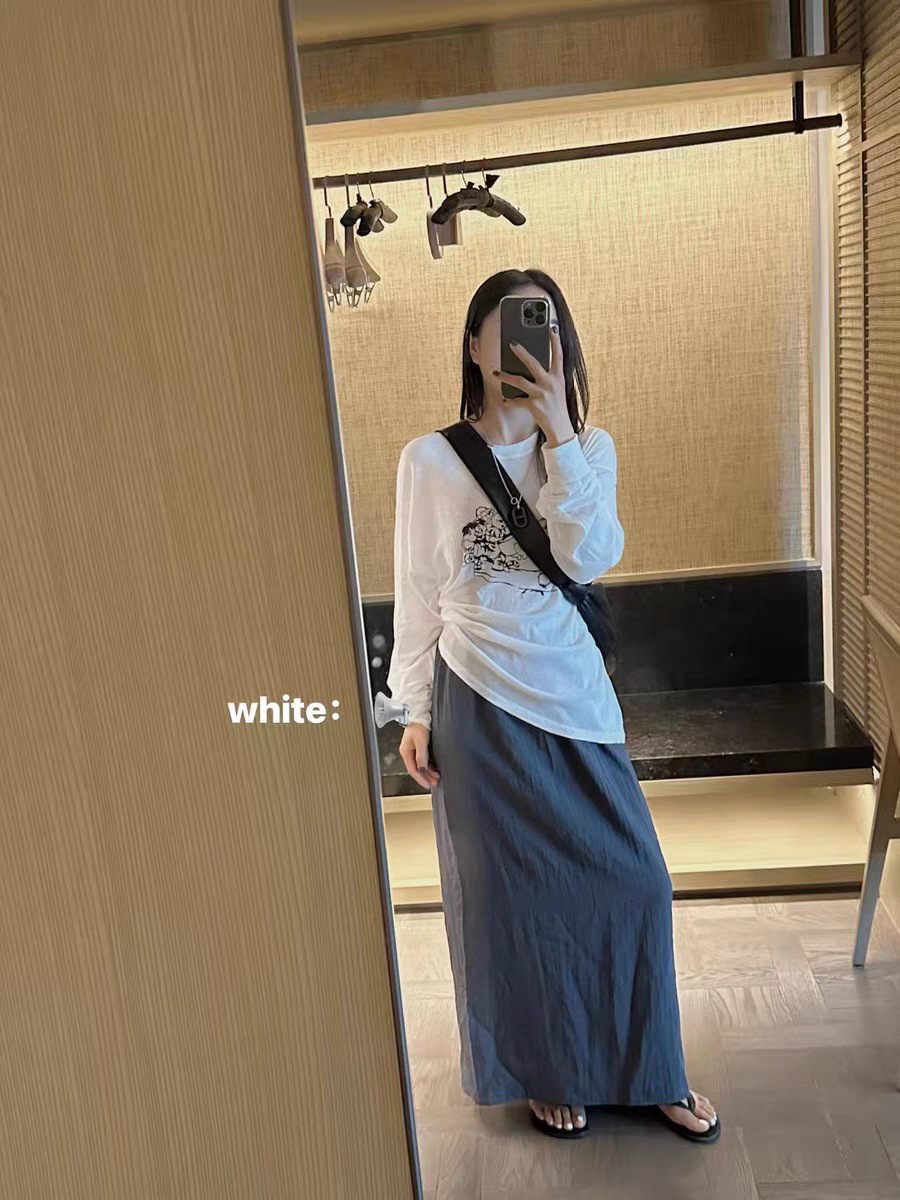 In stock 2025 summer new style, Dongdaemun, South Korea, round-neck super cute cartoon print sun protection long-sleeved T-shirt top for women pic 34