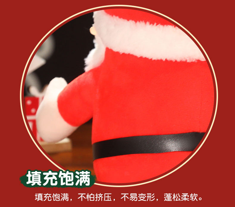 Wholesale of cross-border Christmas old man elk dolls, dolls, plush toys, snowmen, Christmas gifts and decorations pic 10