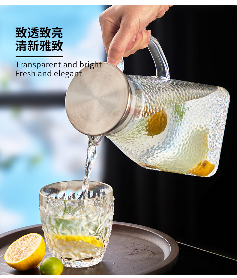 耐高温亚克力扎壶大容量凉水壶酒店餐厅商用果汁饮料壶防摔泡茶壶详情7