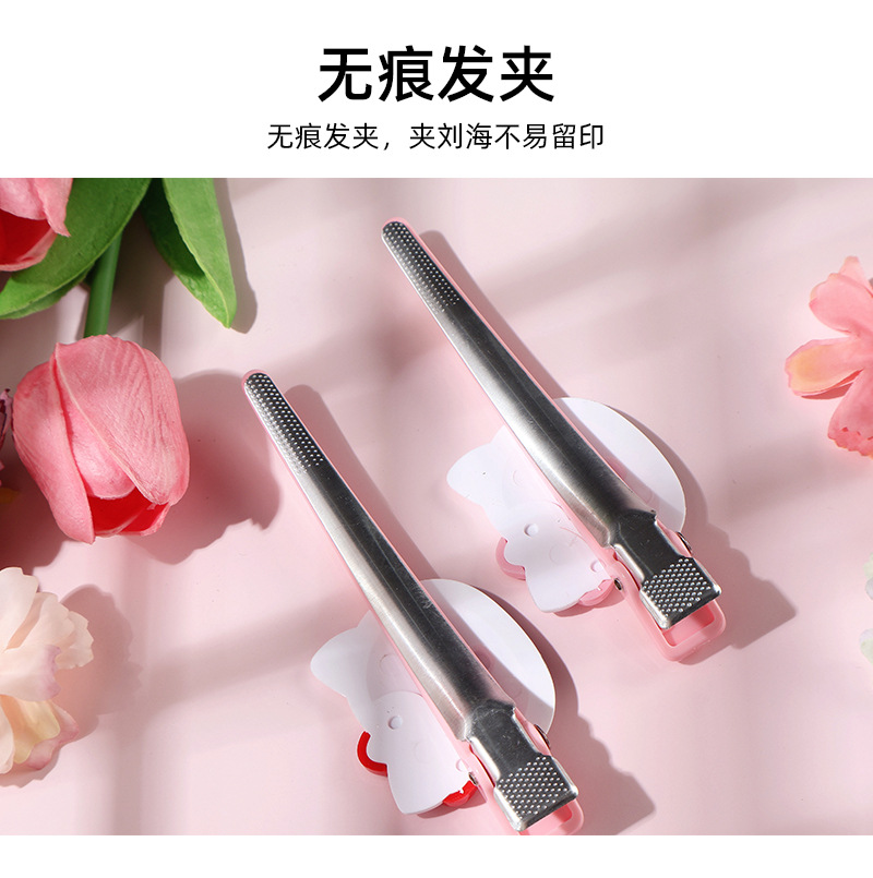 三丽鸥凯正版蒂猫长条发夹小巧可爱亚克力精致萌趣卡通少女心发饰详情5