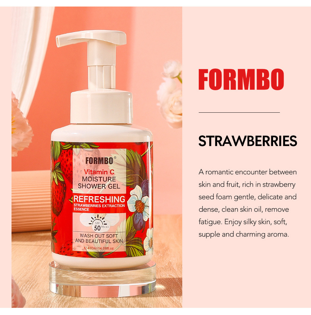 【外贸专供】FORMBO维生素C沐浴露保湿舒缓嫩肤温和清洁去角质详情16