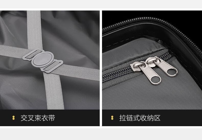 地平线8号（LEVEL8）拉杆箱登机箱行李箱20吋旅行箱黑色LA-1616-0详情3