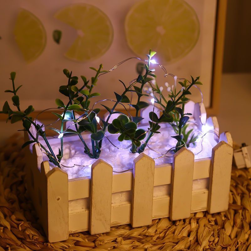 LED light strings, flashing copper wire light strings, decorative lights, cakes, flower bouquets, gift boxes, starry sky flower shop light strips wholesale pic 14