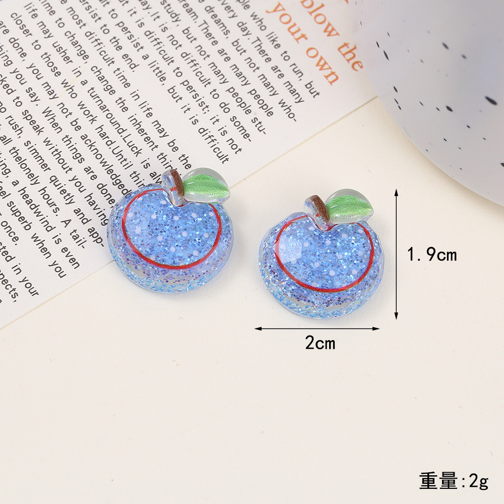 AB glue epoxy resin patch, handcrafted material, cream glue, diy phone case, hair accessory, cut surface, glitter, checkered, apple accessory pic 6