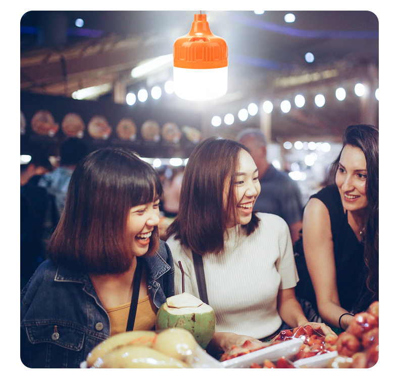 High-intensity led flying disc lamp, bulb lamp, emergency lighting in case of power failure, household ultra-bright outdoor night market wireless lamp, rechargeable pic 15