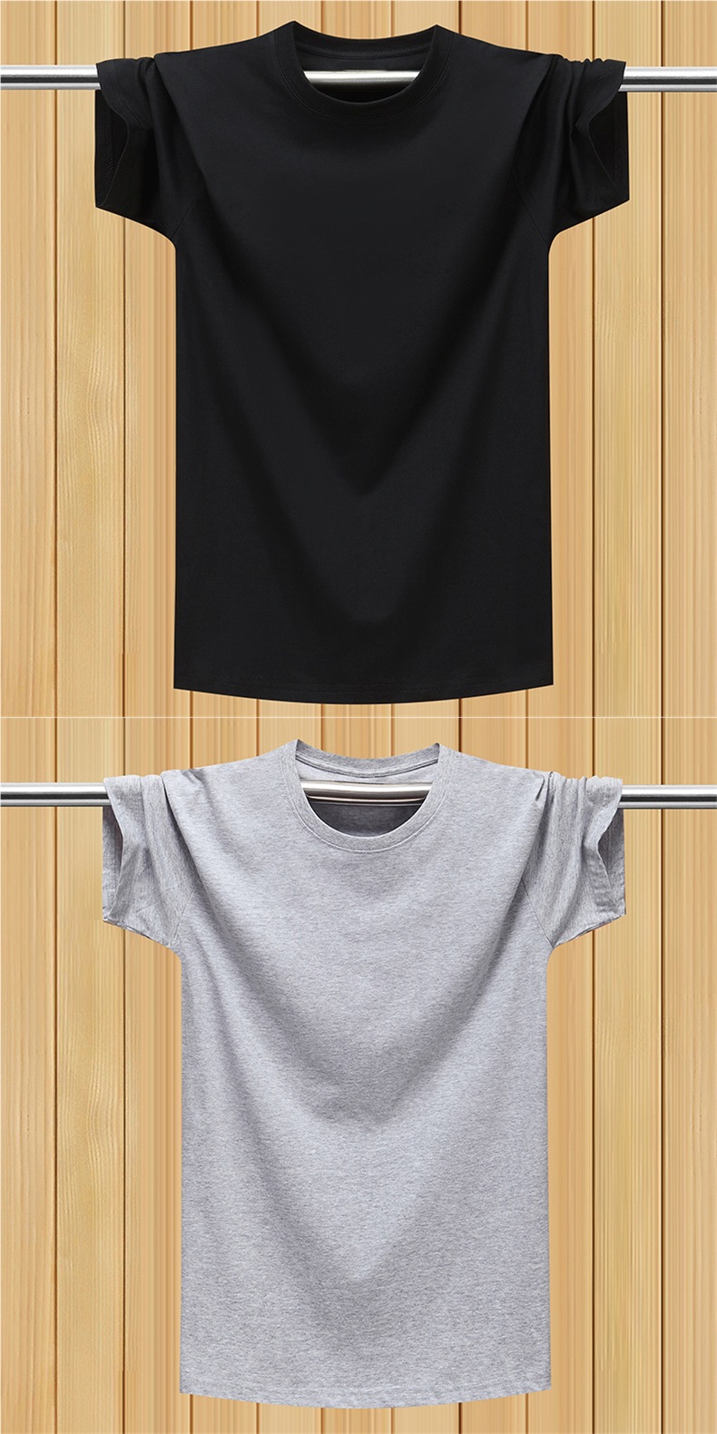 男士9.9元上班工作耐磨耐脏短袖T恤衣服便宜上衣服半袖打底衫大码详情3