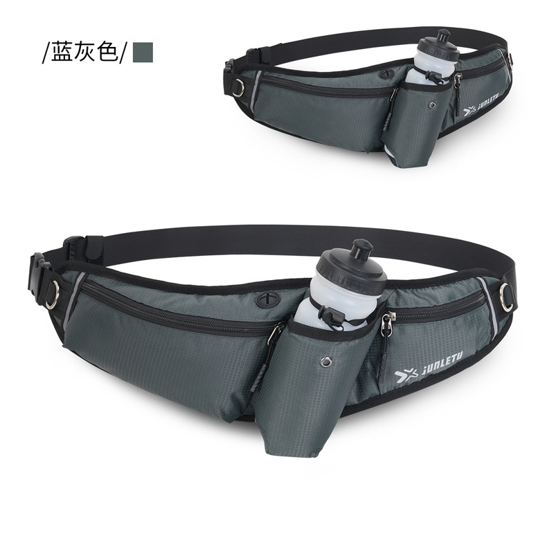 Cross-border large-capacity waterproof running and fitness mobile phone chest bag, multi-functional nylon water bottle waist, outdoor sports waist bag pic 22