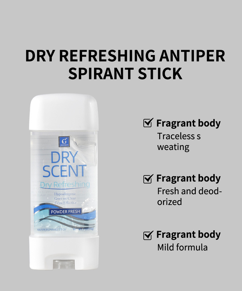 Cross-border foreign trade armpit Antiperspirant Scented Stick Transparent Aloe Vera Gel Antiperspirant Stick Refreshing pic 5