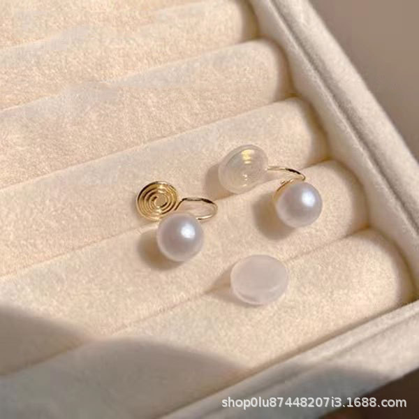 无耳洞耳夹fever同款珍珠耳饰女2023新潮气质名媛轻奢高级感耳环详情14