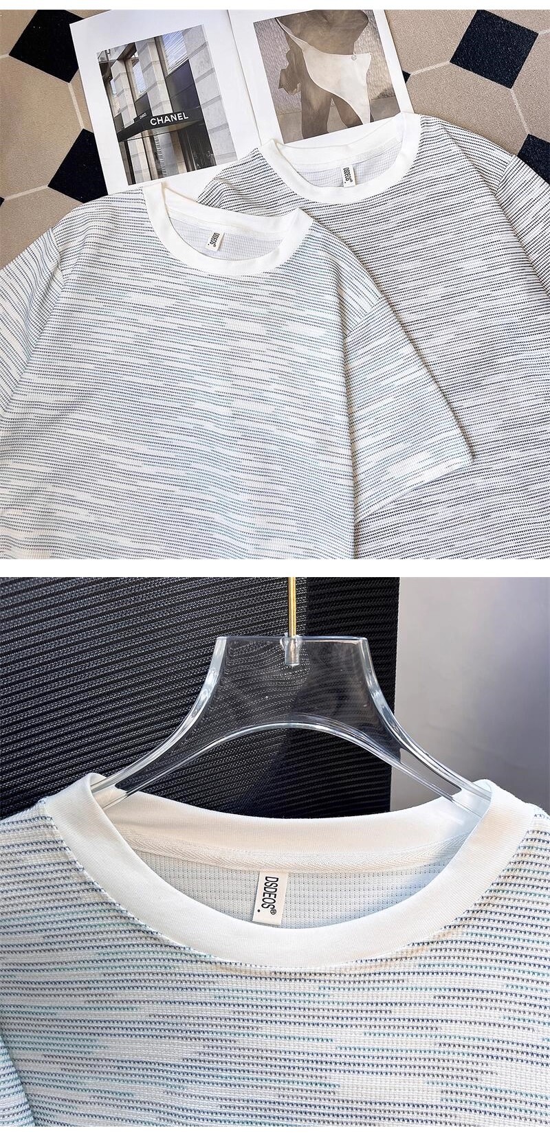 Customized satin Waffle short-sleeved super factory in Kingston, SAN Jose, Port of Spain, based on your provided sample pic 7