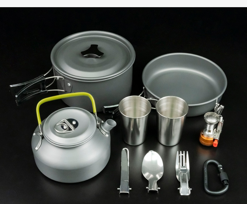 卡式炉韩式户外炊具套装钛杯淋浴器户外厨具用品详情20