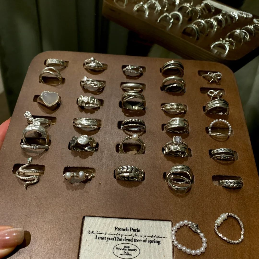 小红书S925纯银同款戒指女不掉色ins极简风小众轻奢高级新品批发详情7