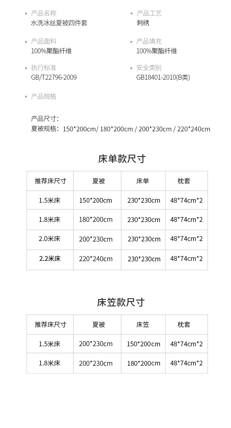 2024款冰丝夏被四件套空调被夏季家用被子单人宿舍被子夏凉被批发详情15