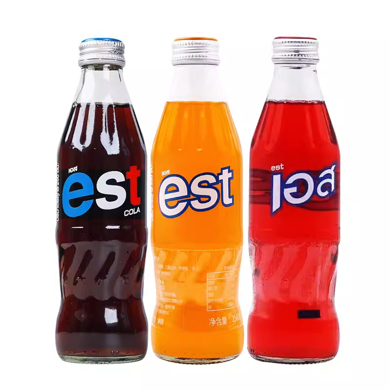 Thai est Orange Cola carbonated drink, glass bottle, high appearance level soda water, Coca-Cola 250ml*24 soda water pic 1