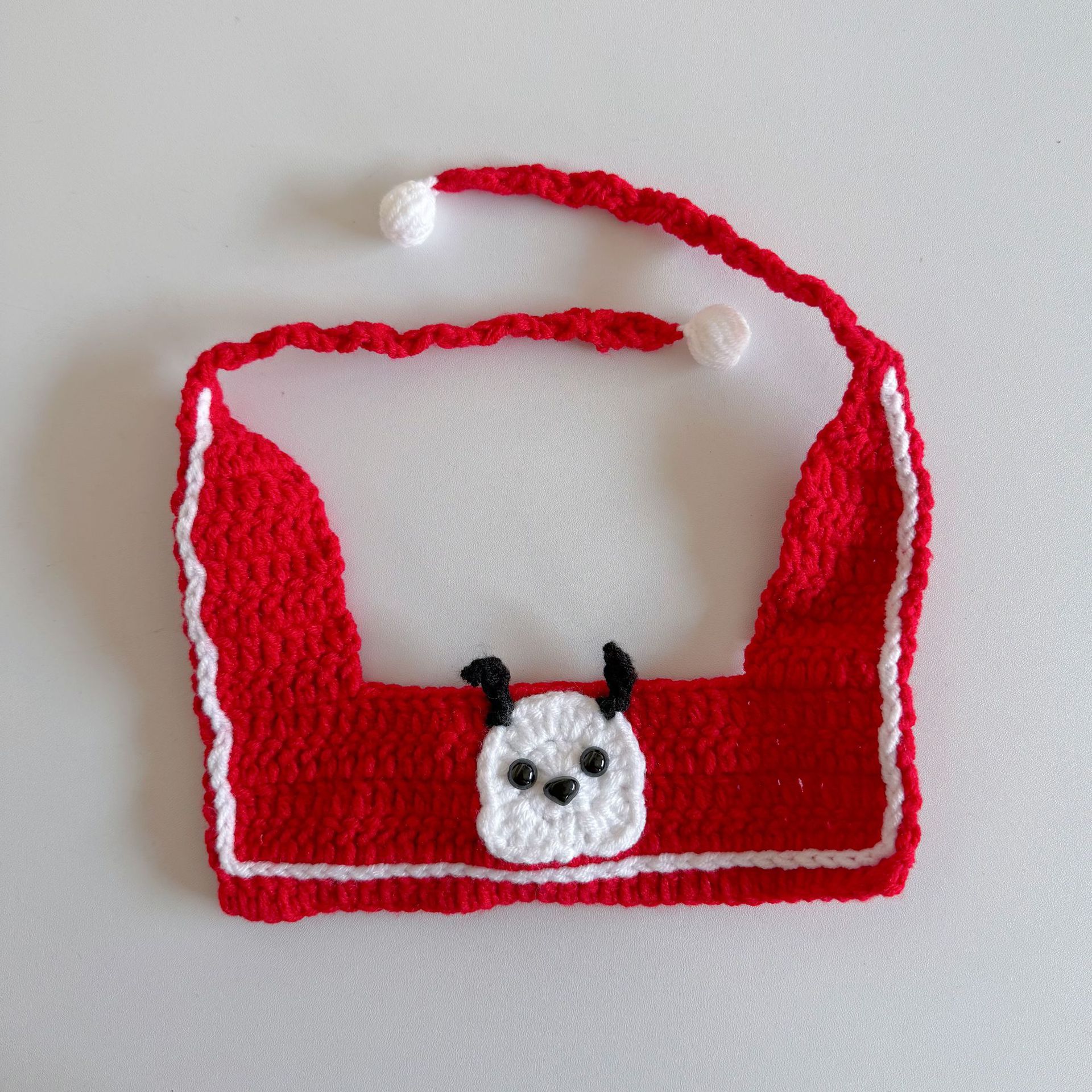 Pet hand-woven necklaces, cute cat knitted necklaces, kitten neck rings, small dog neck decorations pic 25