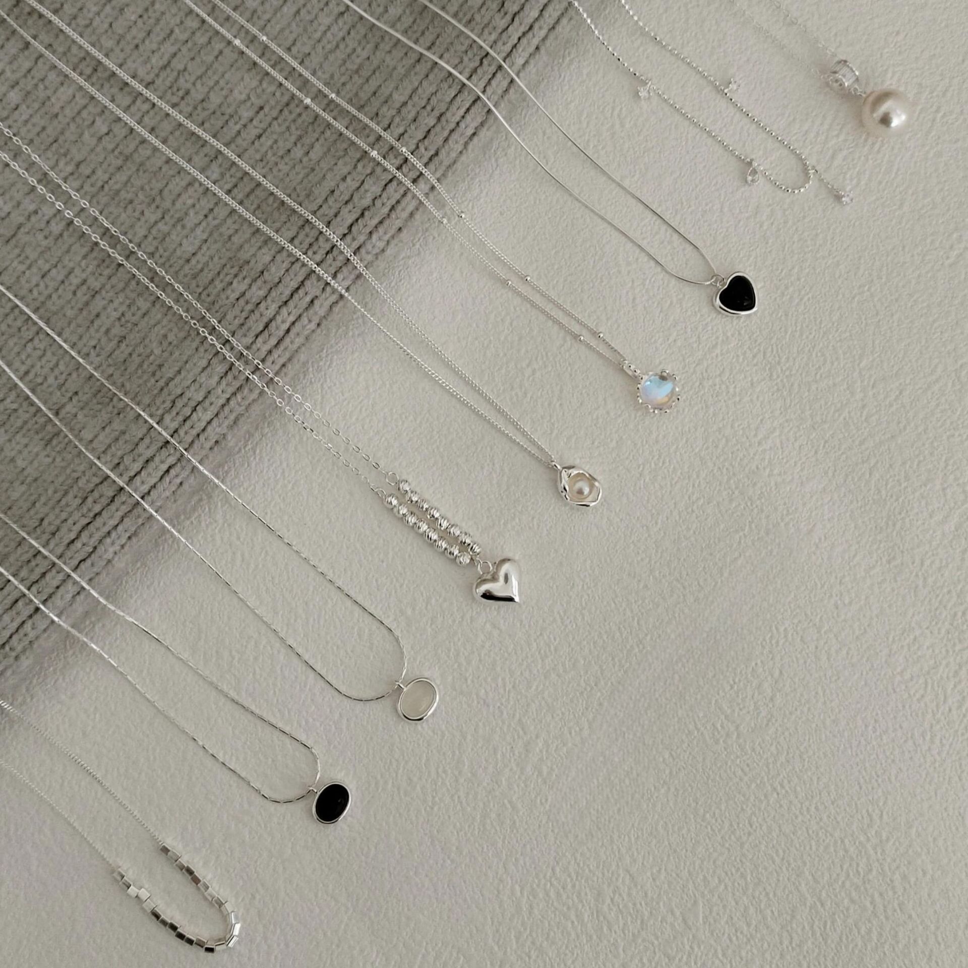 s925纯银珍珠蝴蝶项链女设计感小众高级感不掉色配饰百搭锁骨链潮详情4