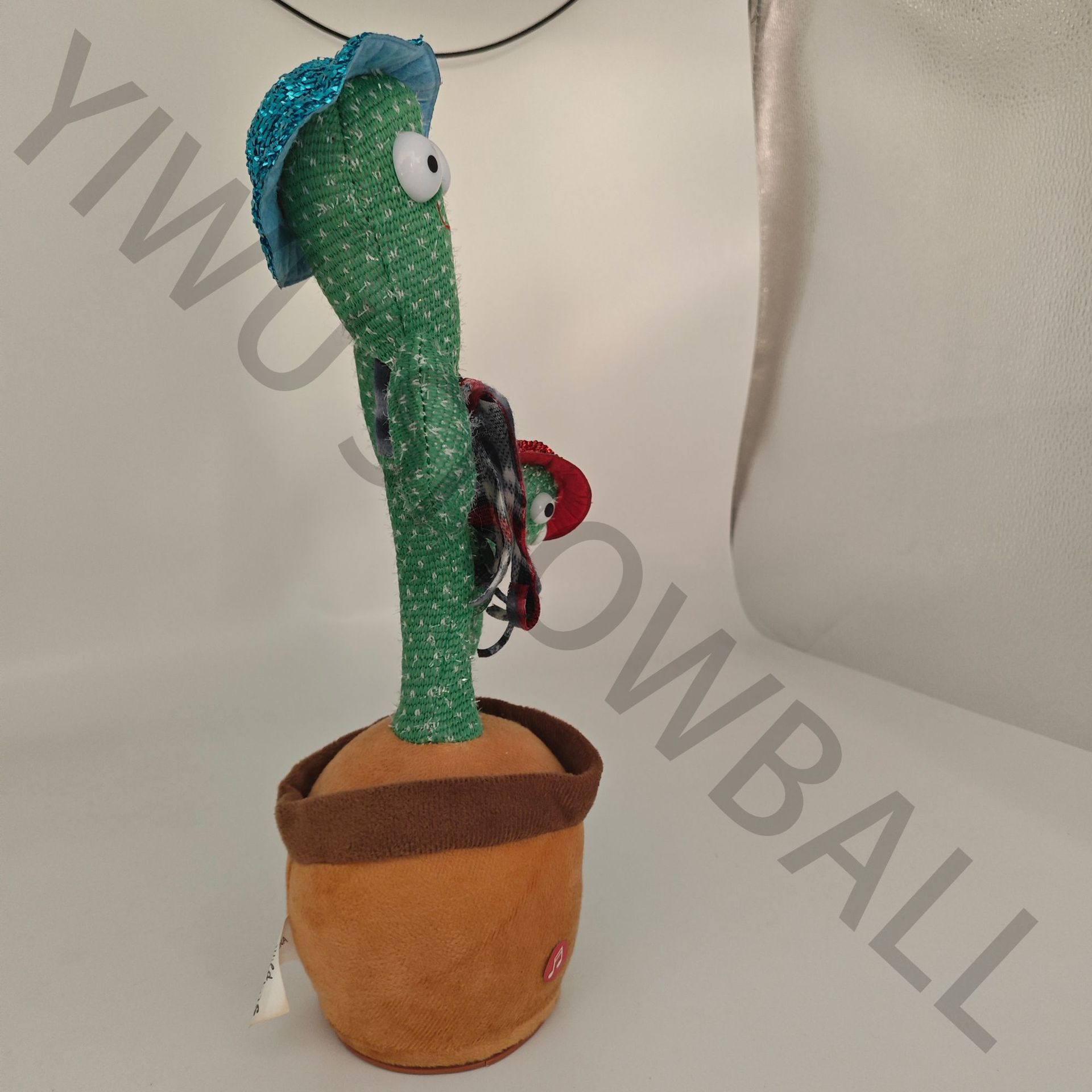 2025创意搞怪电动跳舞母子双头仙人掌抖音同款网红会唱歌的仙人掌详情13