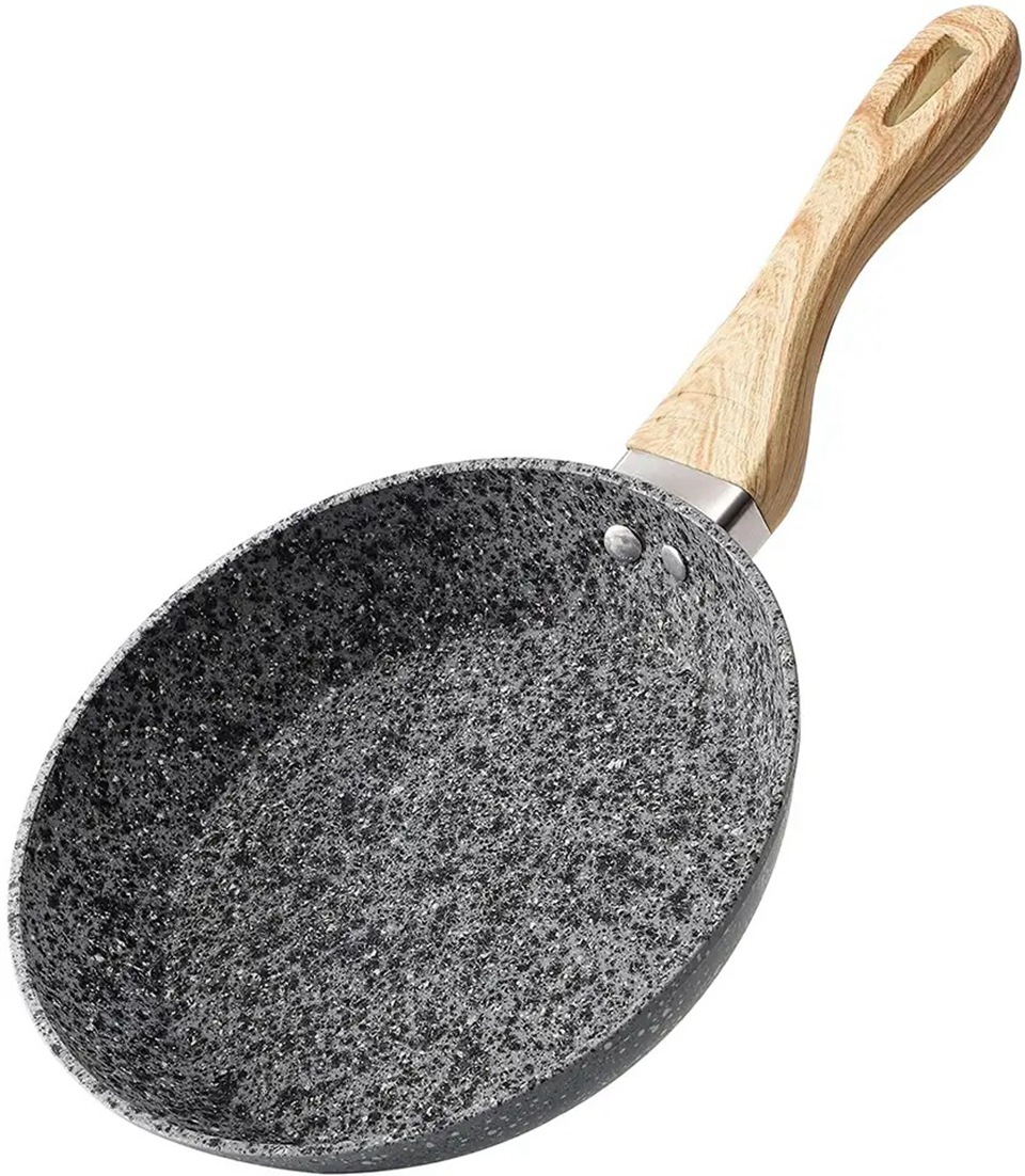 FRY PAN Granite tourmaline non-stick, smoke-free frying pan, egg frying pan, barbecue pan, Wear-resistant frying pan pic 1