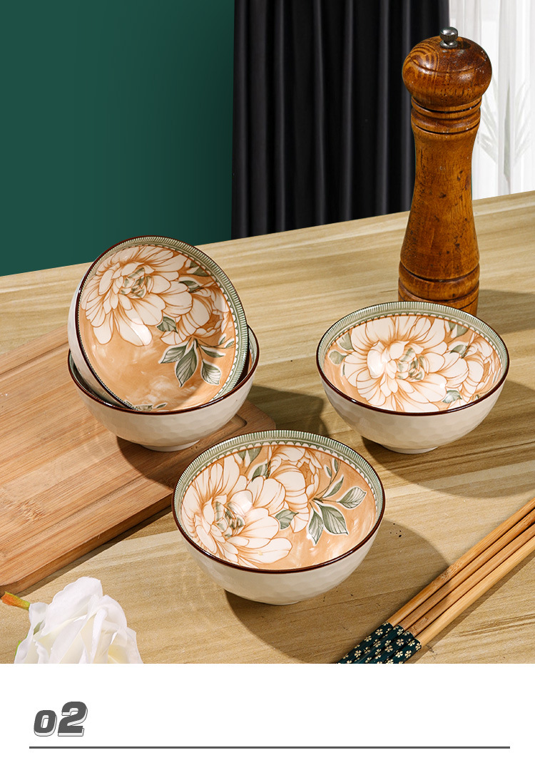 Japanese-style set bowl ceramic tableware gift box set, opening event small gift bowl and chopstick set, gift bowl and tableware set pic 6