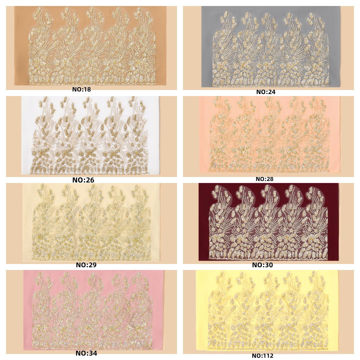 东南亚跨境头巾民族风盖头围巾雪纺钉珠长巾高级感时尚流行纱巾详情3