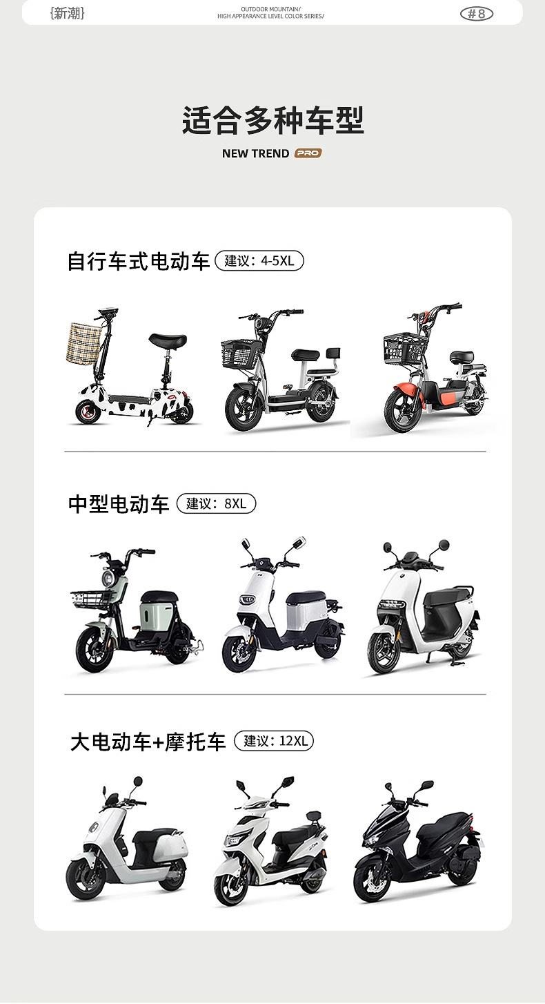 电动车雨衣全身防暴雨加厚加大双人长款电瓶摩托车骑行雨披批发详情10