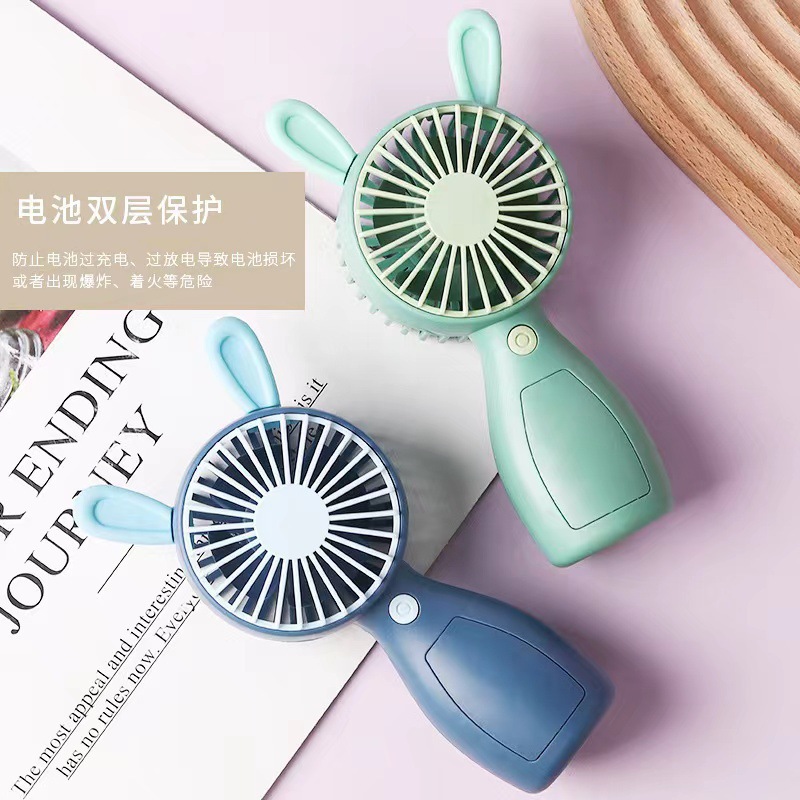 New portable charging handheld fan mini desktop for cute pets, student dormitory, office, outdoor USB charging pic 6